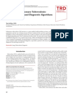 Diagnosis of Pulmonary Tuberculosis Recent Advances and Diagnostic Algorithms