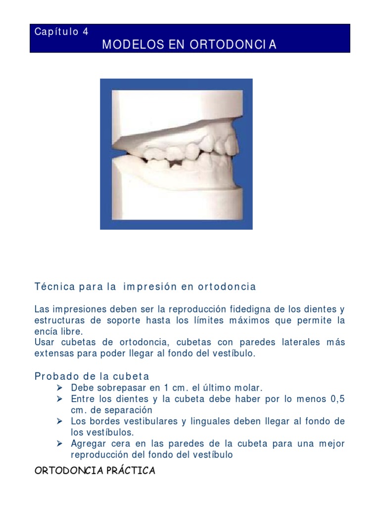 Modelos de Ortodoncia | PDF | Ortodoncia | Ramas de Odontología