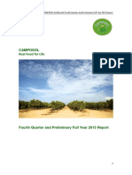 Camposol Real Food For Life: CAMPOSOL Holding LTD Fourth Quarter and Preliminary Full Year 2015 Report