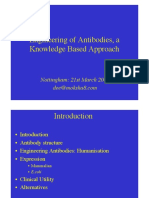 Engineering of Antibodies, A Knowledge Based Approach: Nottingham: 21st March 2007