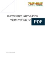 Procedimiento Mantenimiento Preventivo Buses Tur-Bus