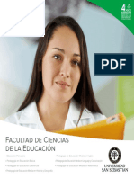 Folleto Ciencias de La Educacion