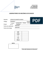 Ensayos de mecánica de suelos: compresión simple y corte directo