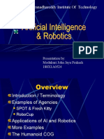 Kallam Haranadhareddy Institute Of Technology Presentation on Artificial Intelligence and Robotics