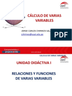 Cálculo de Varias Variables: Jorge Carlos Chirinos Salazar