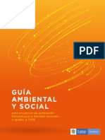 Guia ambiental y social para proyectos de generación fotovoltaicos e híbridos menores o iguales a1MW