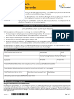 Policy Surrender Form 3 | PDF | Insurance | Banks