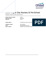 Little Angels Day Nursery & Pre-School: Inspection Report For Early Years Provision