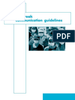 WHO Communication Guideline