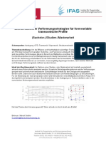 Szenariobasierte Verformungsstrategien Für Formvariable Transsonische Profile (Bachelor-) /Studien-/Masterarbeit