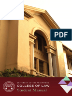 UP College of Law - Student Handbook (Jan 2019)
