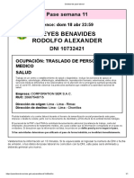 Solicitud de Pase Laboral