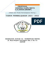 Proposal MGMP I Tahun 2021