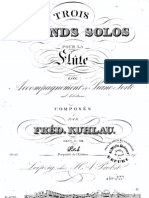 Op. 57 Nº2-3 Trois Grands Solos Pour La Flute Avec Accompagnement de Piano-Forte Ad Libitum. (No. 2-3)