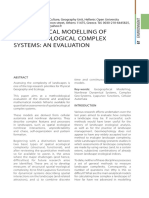 Mathematical Modelling of Spatial-Ecological Complex Systems: An Evaluation