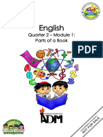 English2 - q2 - Mod1 - Parts of A Book