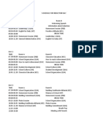 Draft Schedule Induction Day Revisi