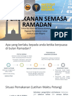 Pemakanan Semasa Ramadan