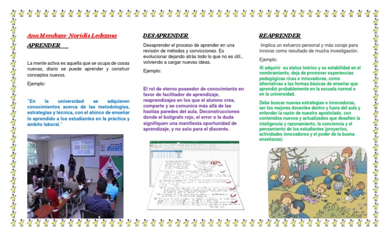 Aprender, Desaprender y Reaprender | PDF | Psicología Educacional ...