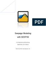 Seepage Modeling With SEEP/W: An Engineering Methodology September 2013 Edition