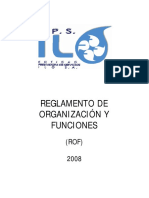 5446820 Reglamento de Organizacion y Funciones 2008