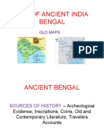 Map of Ancient India Bengal: Old Maps