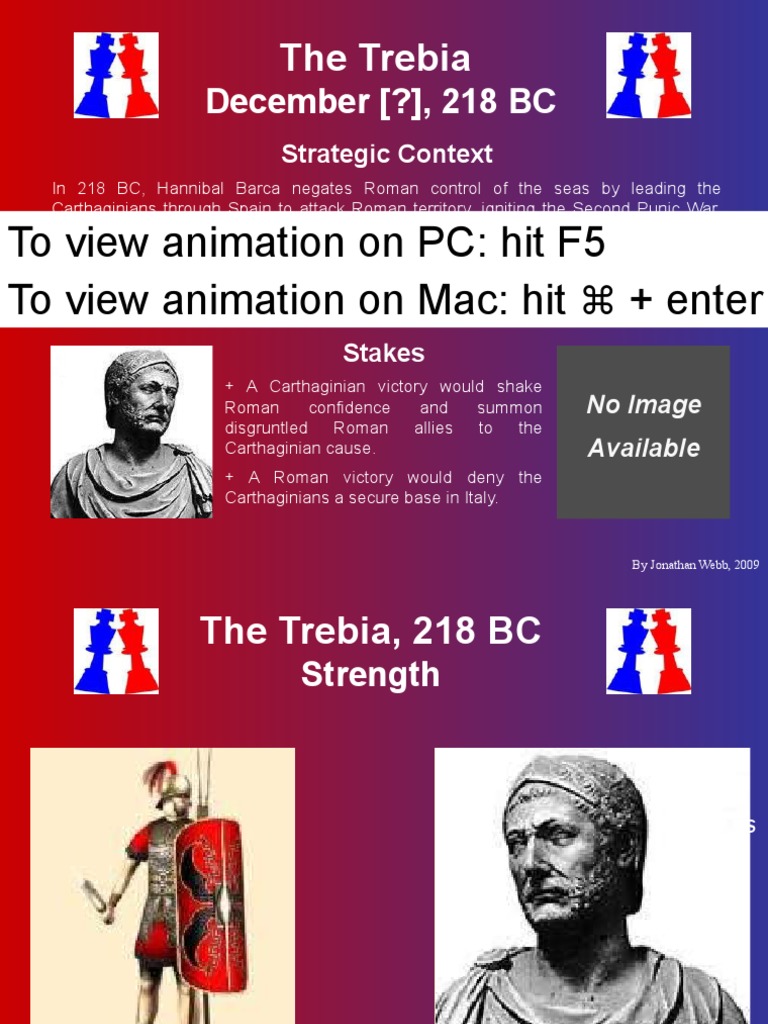 Battle of The Trebia 218 BC Animation | PDF | Hannibal | Carthaginian ...