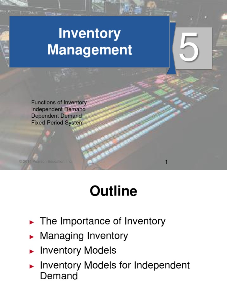 BPB31103 Production & Operations Management ch5 | PDF | Inventory | Demand