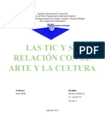 Las Tic y Su Relación Con El Arte y La Cultura