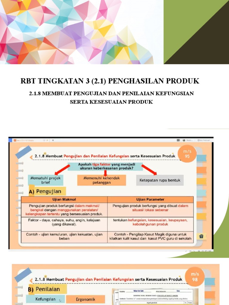 Pengujian dan Penilaian RBT Tingkatan 3 | PDF