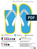 Lomba Design Sandal Template