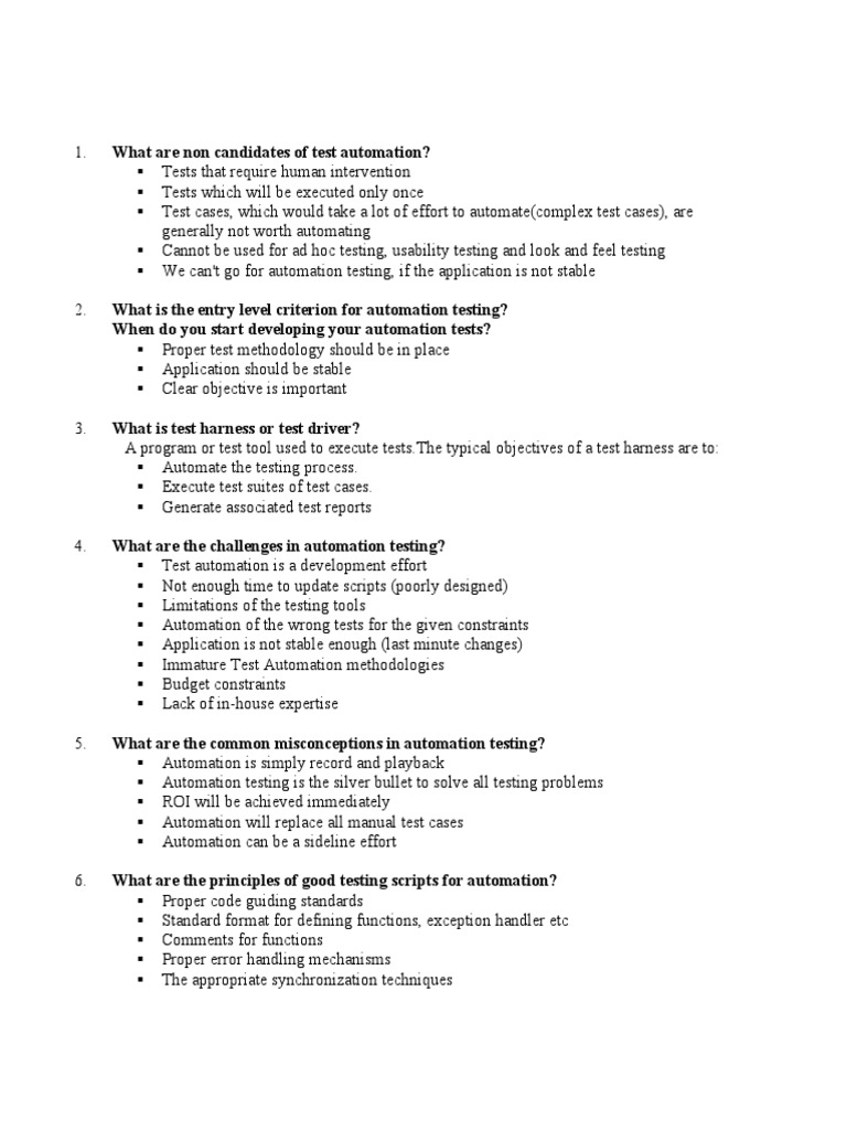 Automation Test Framework - Studied | PDF | Software Framework | Automation