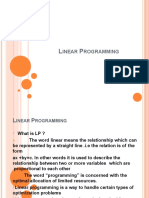 Linear Programing