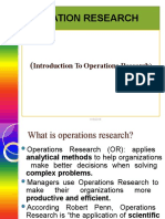 Operation Research: Introduction To Operations Research)