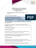 Guia de Actividades y Rúbrica de Evaluación - Fase 1 - Detonación