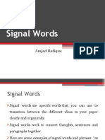 Signal Words Presentationnnn