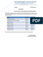 Sub: Schedule of Enrolment, CA, PCA Etc For The Students in Even Semester 2020-21