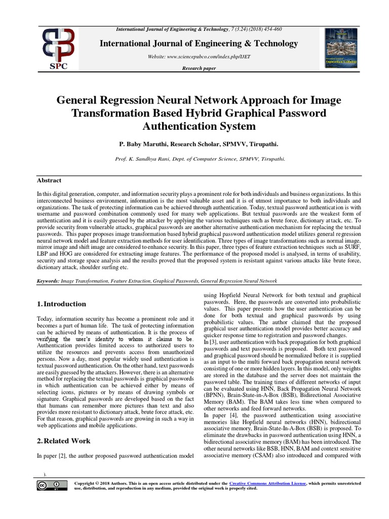 General Regression Neural Network Approach For Image Transformation ...