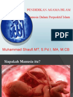 BAB I Manusia Dalam Perspektif Islam 1