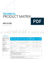 ARIS Technical Product Matrix