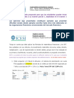 Ingeniería Económica INGECO Taller 1 para el examen parcial 1