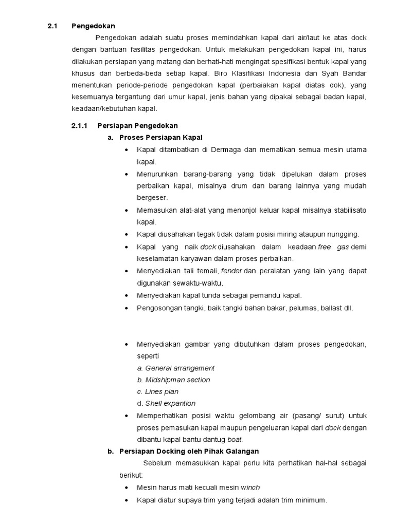 Perbaikan Kapal | PDF