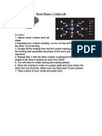 Moon Phases: Cookie Lab: Procedure