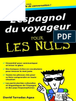 L 39 Espagnol Du Voyageur Pour Les Nuls - Terradas