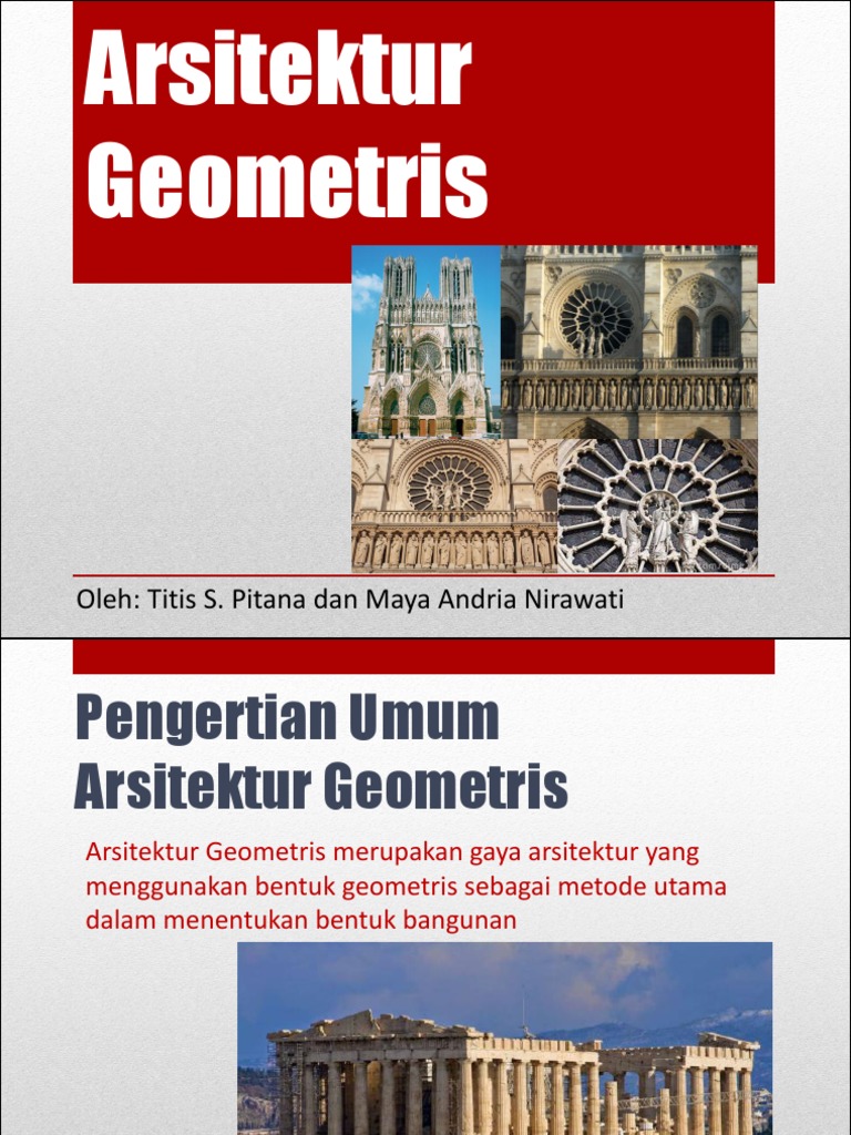 Arsitektur Geometris dan Bentuknya | PDF