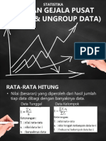 Ukuran Gejala Pusat (Group & Ungroup Data)