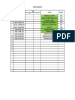 Jadwal Mengajar