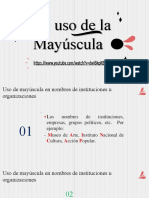 Uso de Mayúscula - Clase 06 de Julio