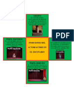 Posiciones Del Actor o Actriz en El Escenario - James Inga Oré