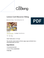 Lemon Curd Macaron Filling - Recipe - FineCooking